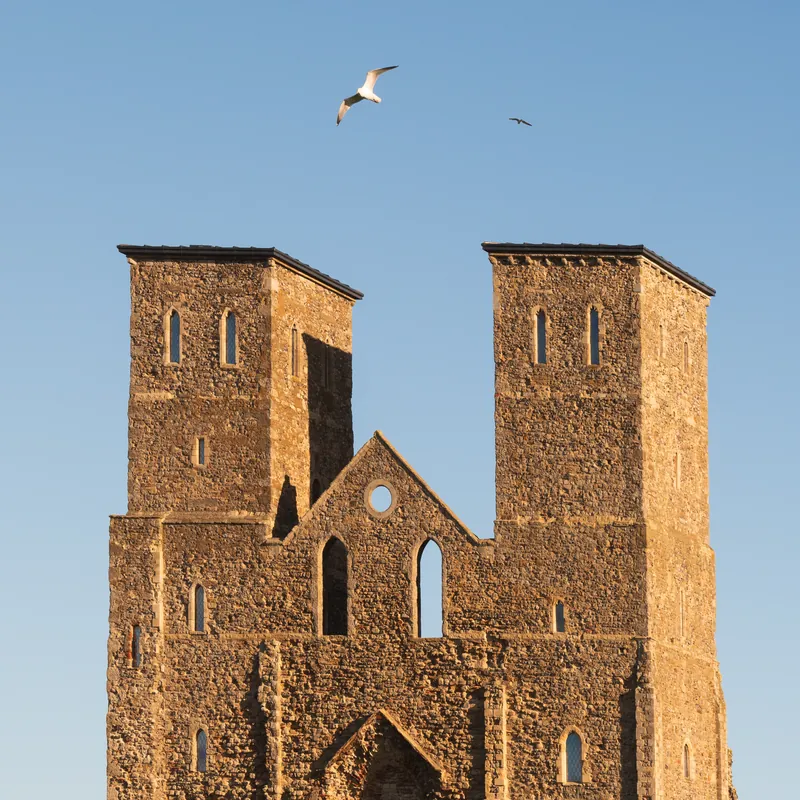Reculver Towers, Herne Bay. 2024.